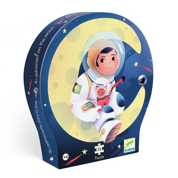 Puzzle 36pcs Un astronaute dans la lune