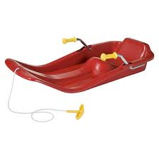 Luge Jetstar rouge avec freins