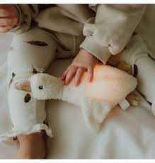 Peluche lumineuse oie blanche Liva