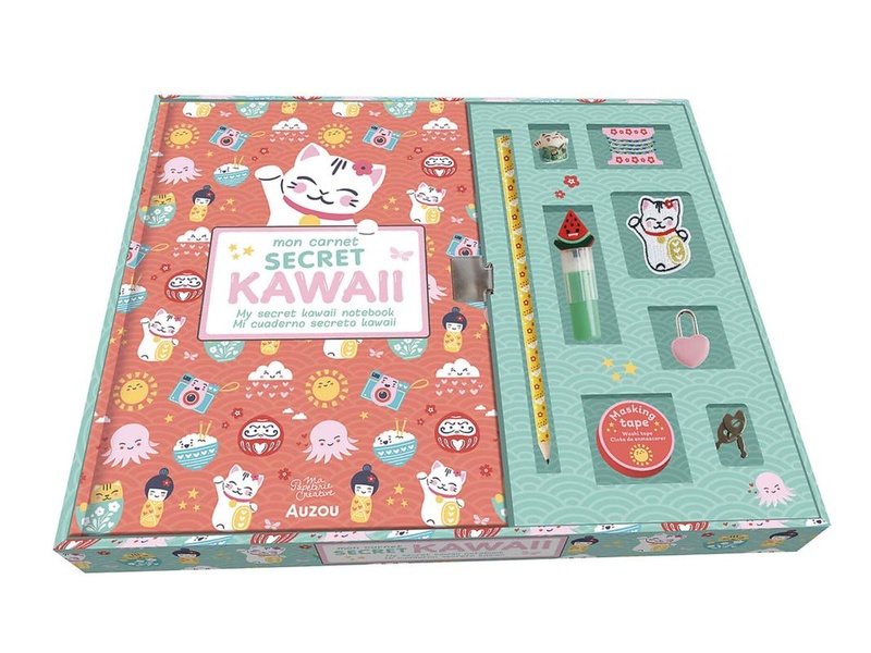 Carnet secret de papeterie Kawai
