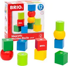 Blocs en bois magnétiques
