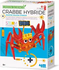4M kidzlabs Crabe énergie solaire hybride