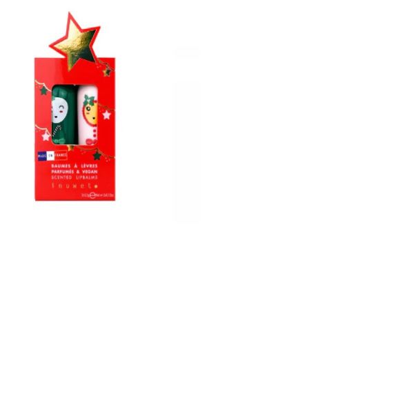 Baume à lèvres coffret duo x-mas Stars Inuwet
