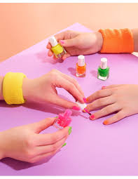 Inuwet Vernis à ongles vert à paillettes