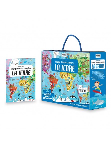 Puzzle ovale 200pcs La Terre