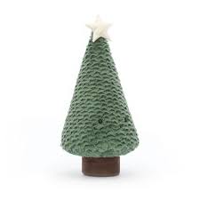 Grand sapin bleu de Noël
