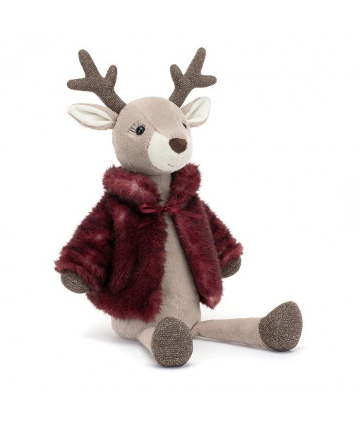 Renne 46cm avec manteau