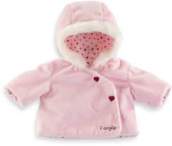 Corolle Manteau Pétales de coeur poupon 36cm