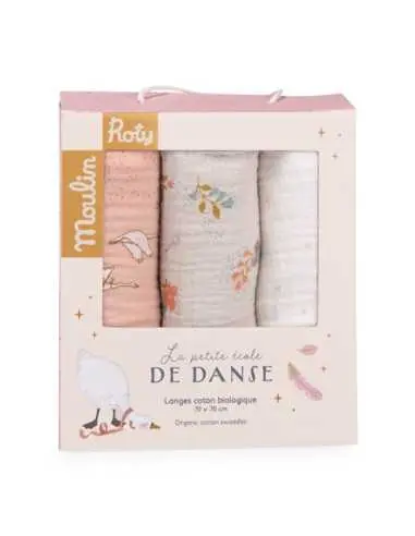 Set de 3 langes tetras La petite école de danse