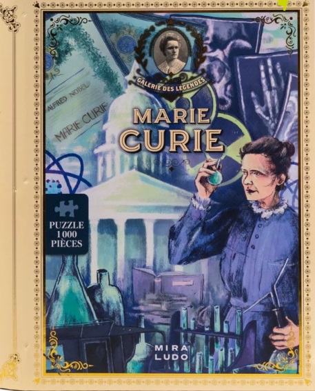 Puzzle 1000 pcs - Marie Curie : La Galerie des Légendes