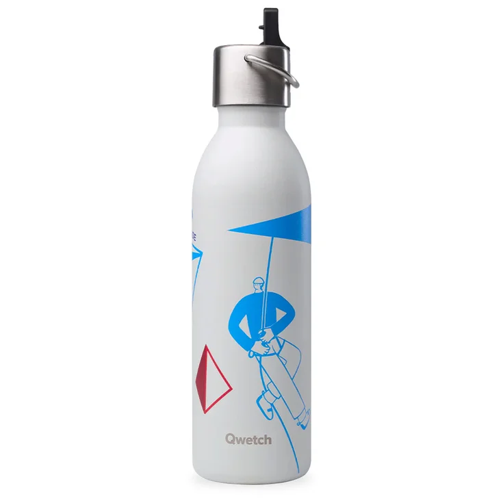 Bouteille isotherme Active - FFME escalade - gris - 600ml