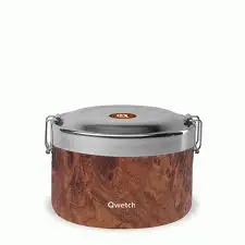 Bento isotherme à compartiments - Bois - 850ml
