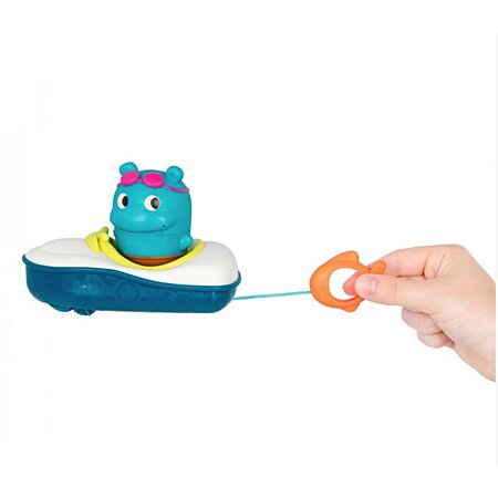 Bateau avec capitaine hippo - B toys