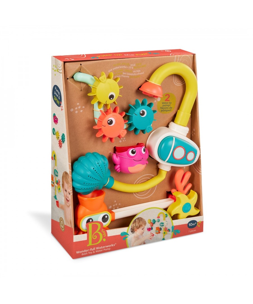 Fontaine d'activités pour le bain avec pompage - B Toys