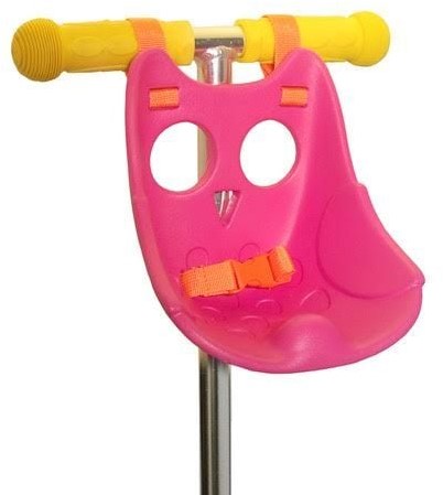 Siège Hibou rose pour trottinette ou vélo