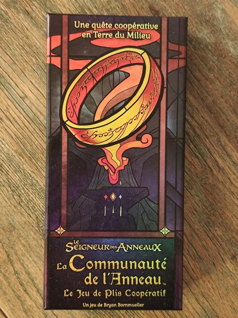 La communauté de l'anneau le jeu de plis coopératif