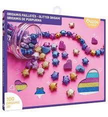 Origamis pailletés