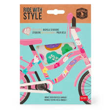 Stickers réfléchissant vélo ride with style unicorn