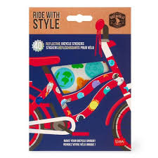 stickers réfléchissant  vélo ride with  style  space