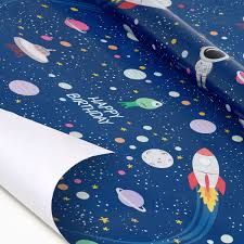 Papier cadeau Space