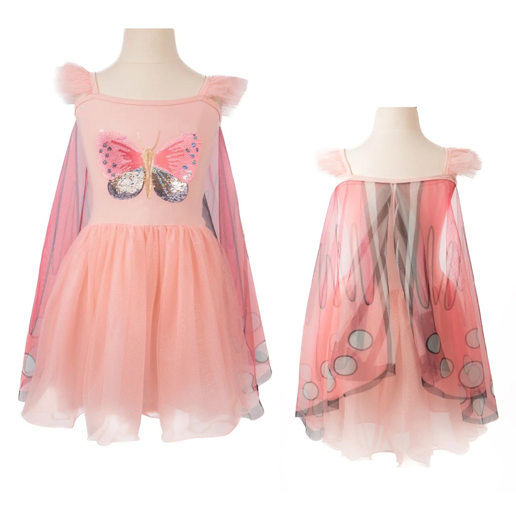 Robe papillon "secret Twirl" avec ailes 5-6 ans