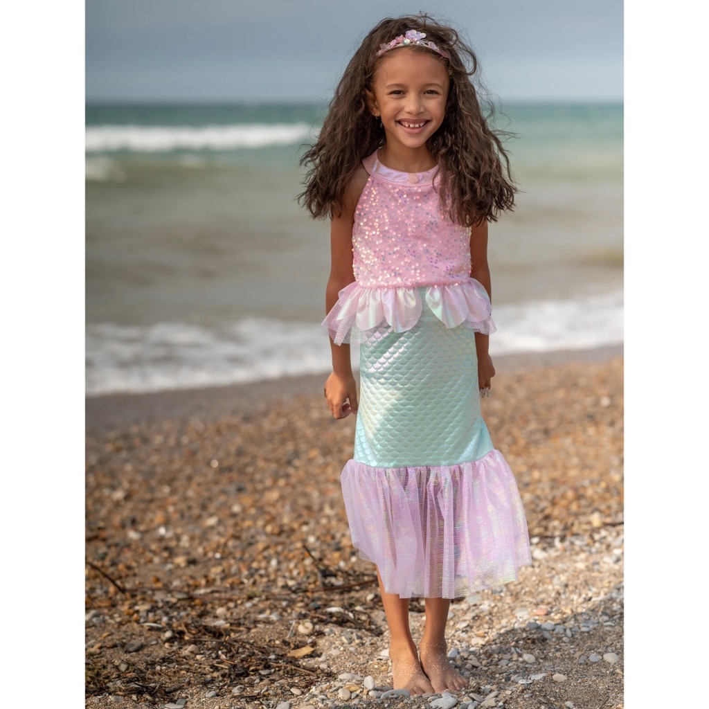 Robe de sirène Misty rose 5-6 ans