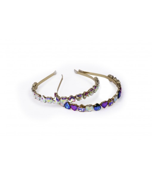 serre-tête coeurs diamant/cristal