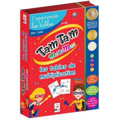 Tam Tam Multimax - Les tables de multiplication