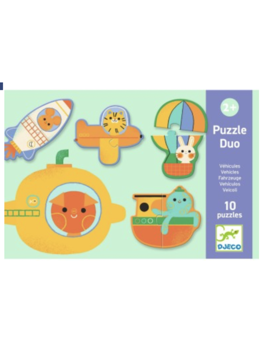 Puzzle duo Véhicules
