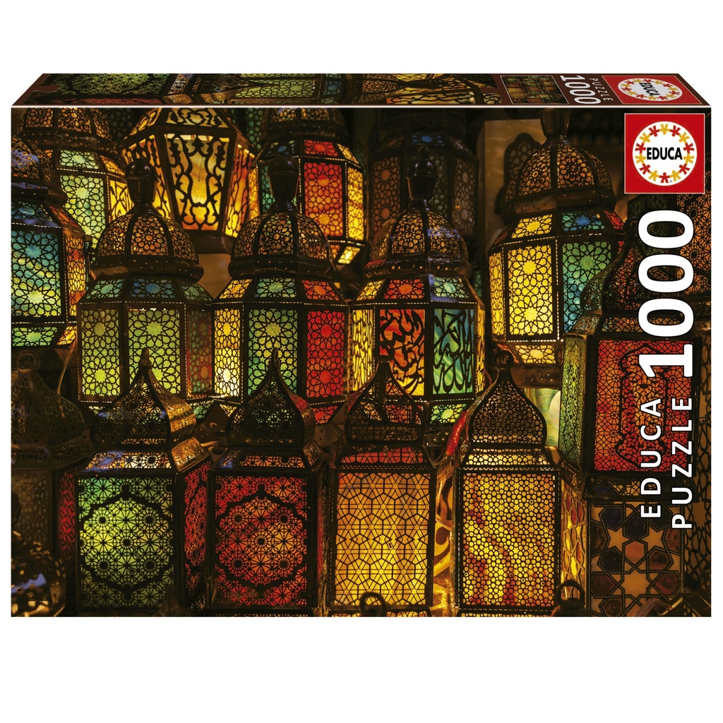 Educa - Puzzle collage de lanternes 1000 pcs