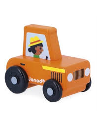 Cross roads - tracteur rouge