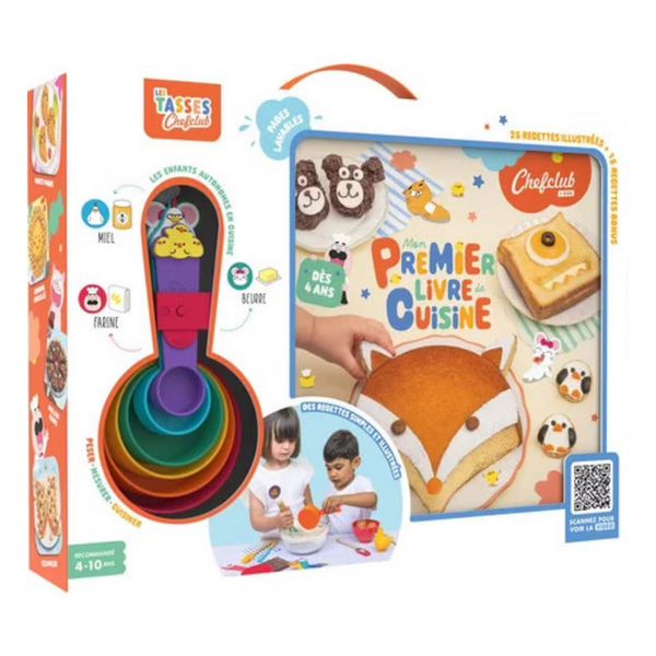 Chefclub Kids - Coffret : Mon premier livre de cuisine