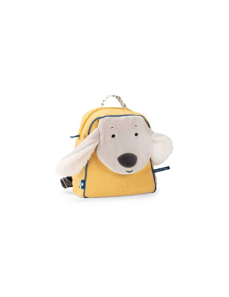 Sac à dos jaune Pilou - Puce & Pilou