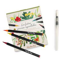 Les feutres pinceaux aquarellables