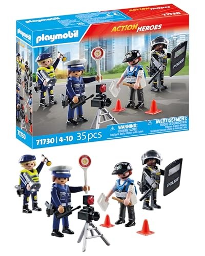 Set Métier de la police : Action Heroes
