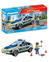 Voiture de police avec sirène et gyrophare 