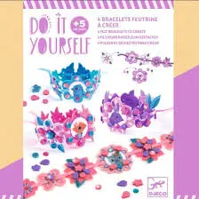4 Bracelets feutrine à créer 