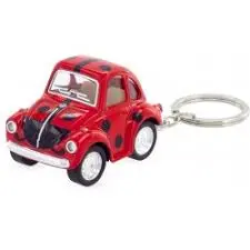 Miniature Mini-cocinelle a pois porte-clés
