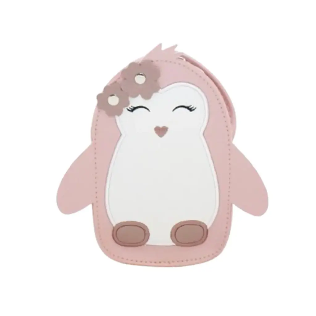 Sac bandoulière Litchi rose