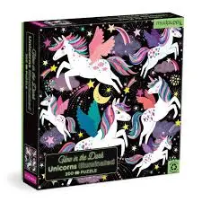 Puzzle Glow in the Dark - Licornes