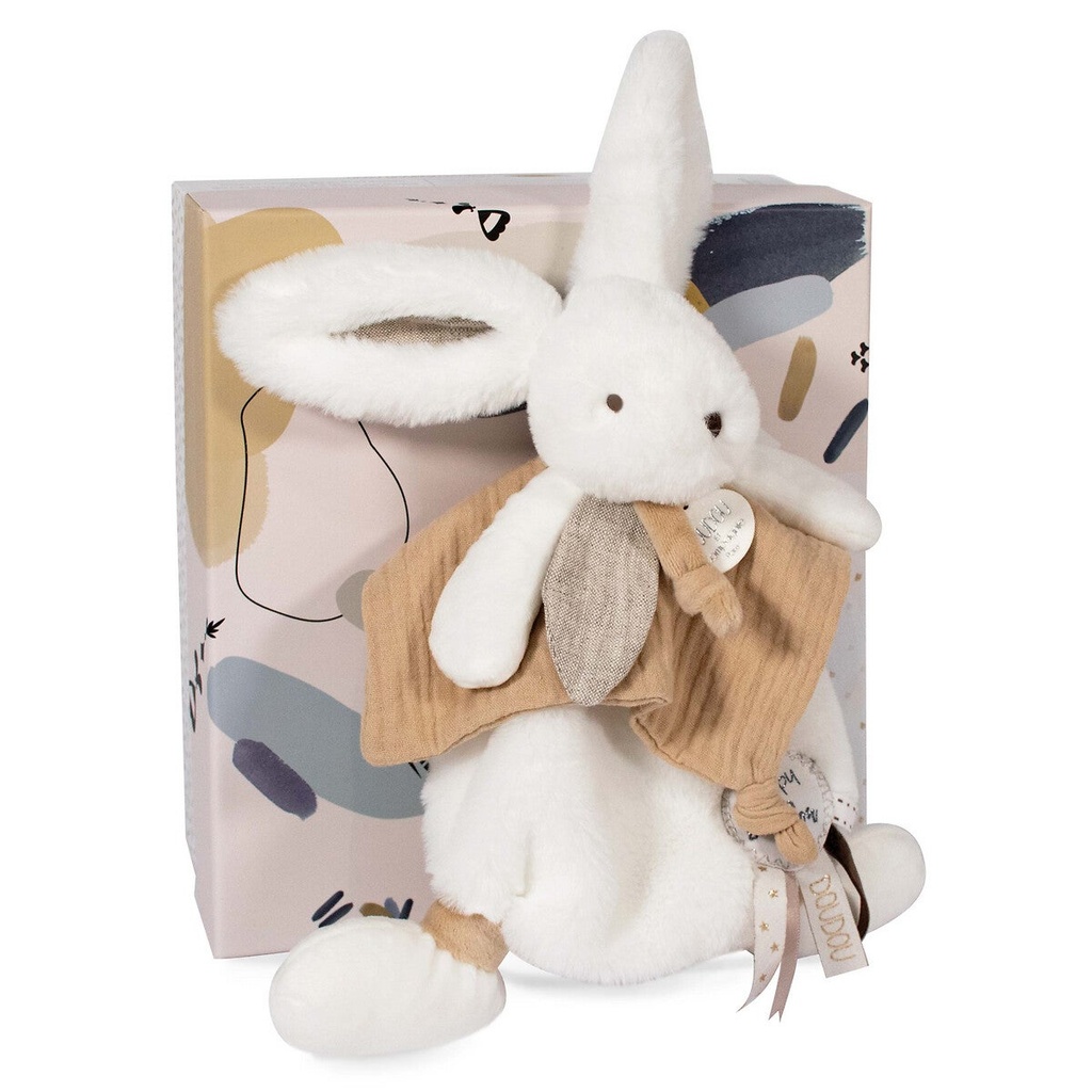 HAPPY WILD - Doudou pompon naturel