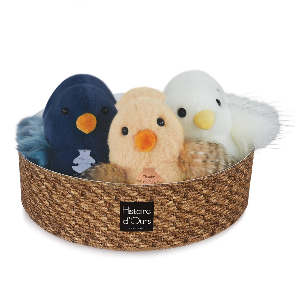 Peluche Poussins (Modèle aléatoire entre les 3)