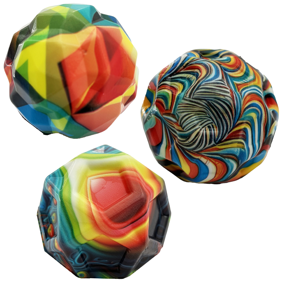  Balles magiques cratère super rebondissantes (multicouleurs)
