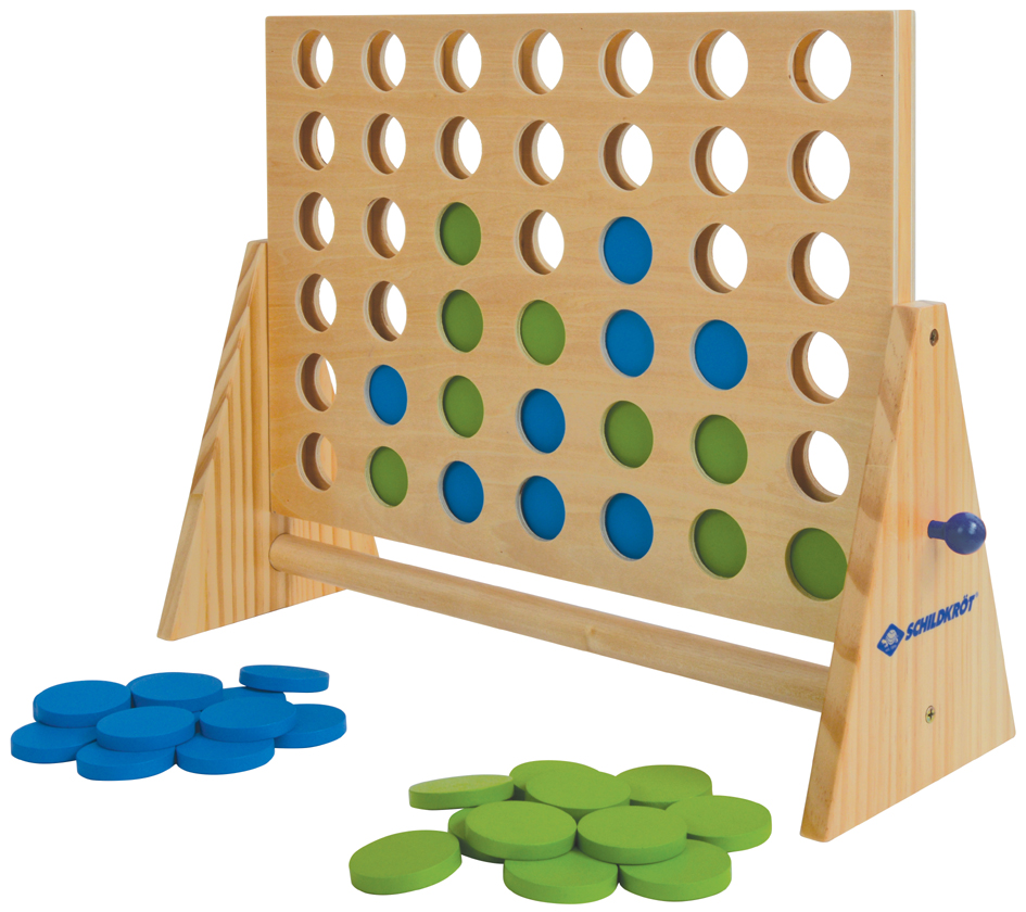 4 à la suite jeu classique en bois 