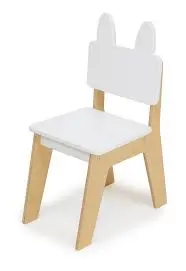 Chaise lapin 27x39x56,5cm, hauteur d'assise 28 cm