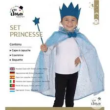Set princesse - enfant - bleu