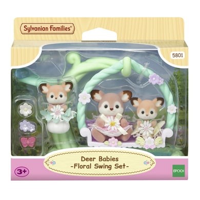 Sylvanian Families -  Bébés biche et balancelles