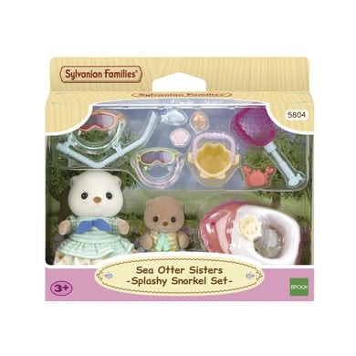 Figurine Sylvanian Families - Les soeurs Loutres de mer 