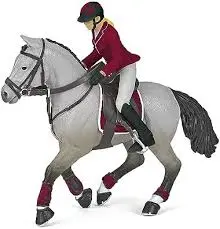 Cheval concours et cavalier Papo