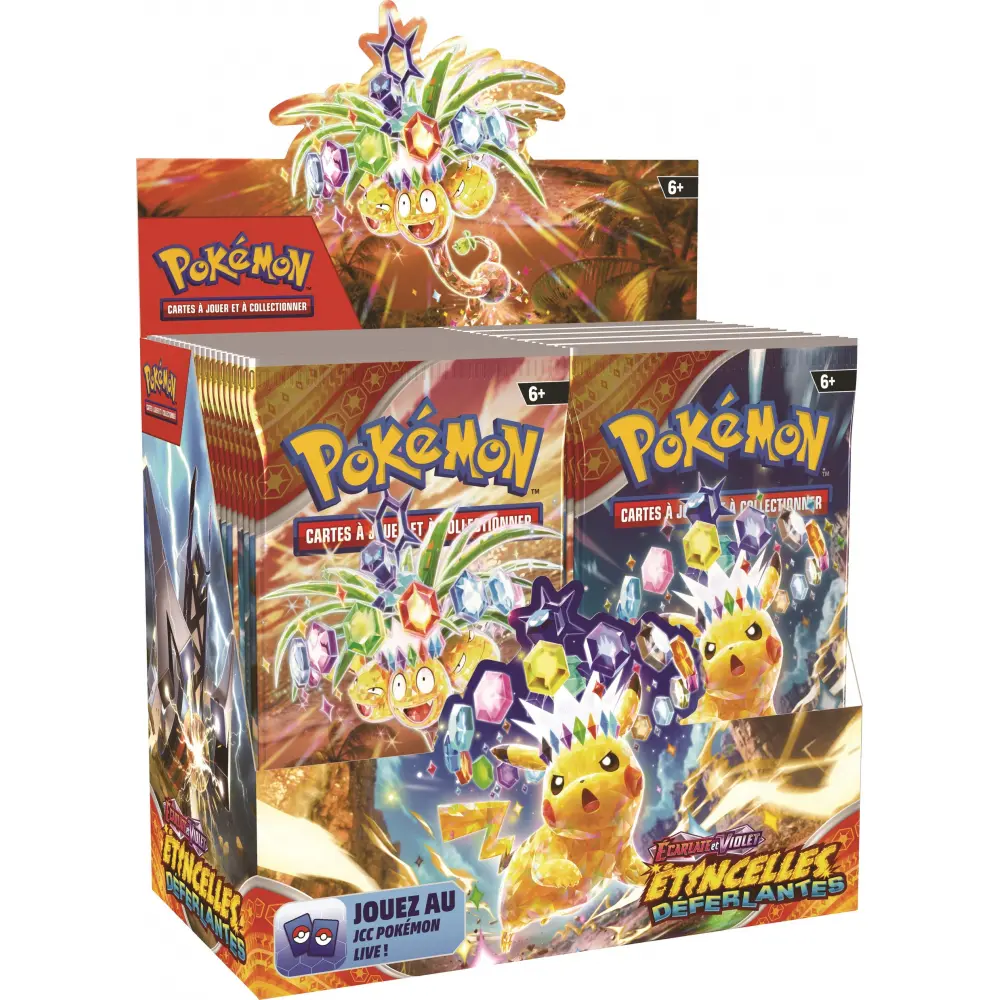 Pokémon Display EV8 Etincelles Déferlantes FR x36 boosters (display fermé)